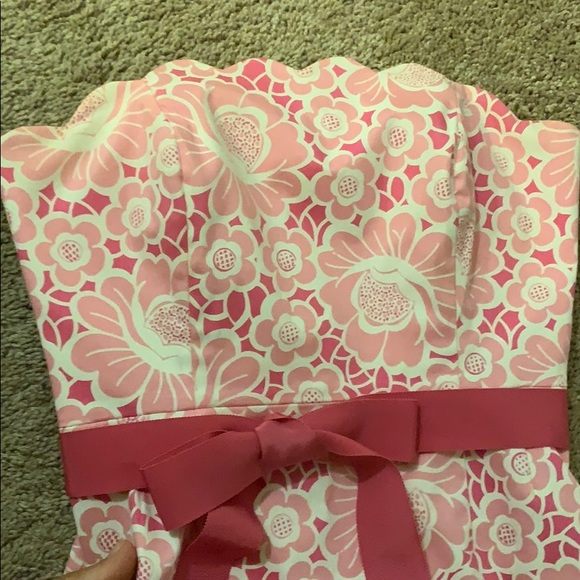 Lilly Pulitzer size 2 strapless dress - Picture 4 of 5